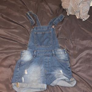 Forever 21 Denim Overalls